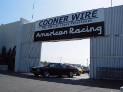 Enrique's neighbor pulling into the staging area