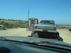 Going into the gates